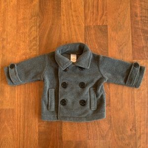 Starting Out Baby Girl Fuzzy Coat with buttons